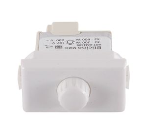 Módulo dimmer rotativo resistivo blanco Bticino