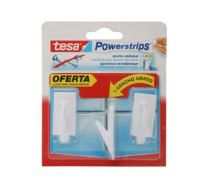 Promo gancho trend 2,3 x 2 x 5 cm rectangular + gancho gratis Tesa