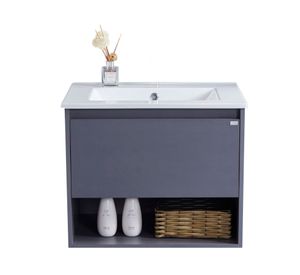 Mueble vanitorio + cubierta Queen silver grey