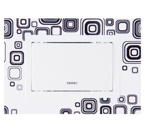 Placa armada interruptor 9/12 teclon zen art retro Kalop