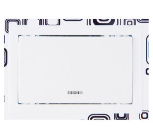 Placa armada interruptor 9/12 teclon zen art retro Kalop