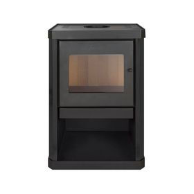 Estufa a leña 10000W Classic 400 negro satinado