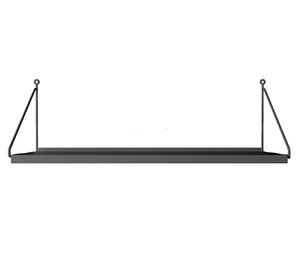 Repisa Angolo simple gris microtexturizado