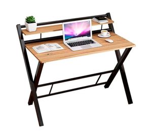 Escritorio plegable 20HXP305 café/negro