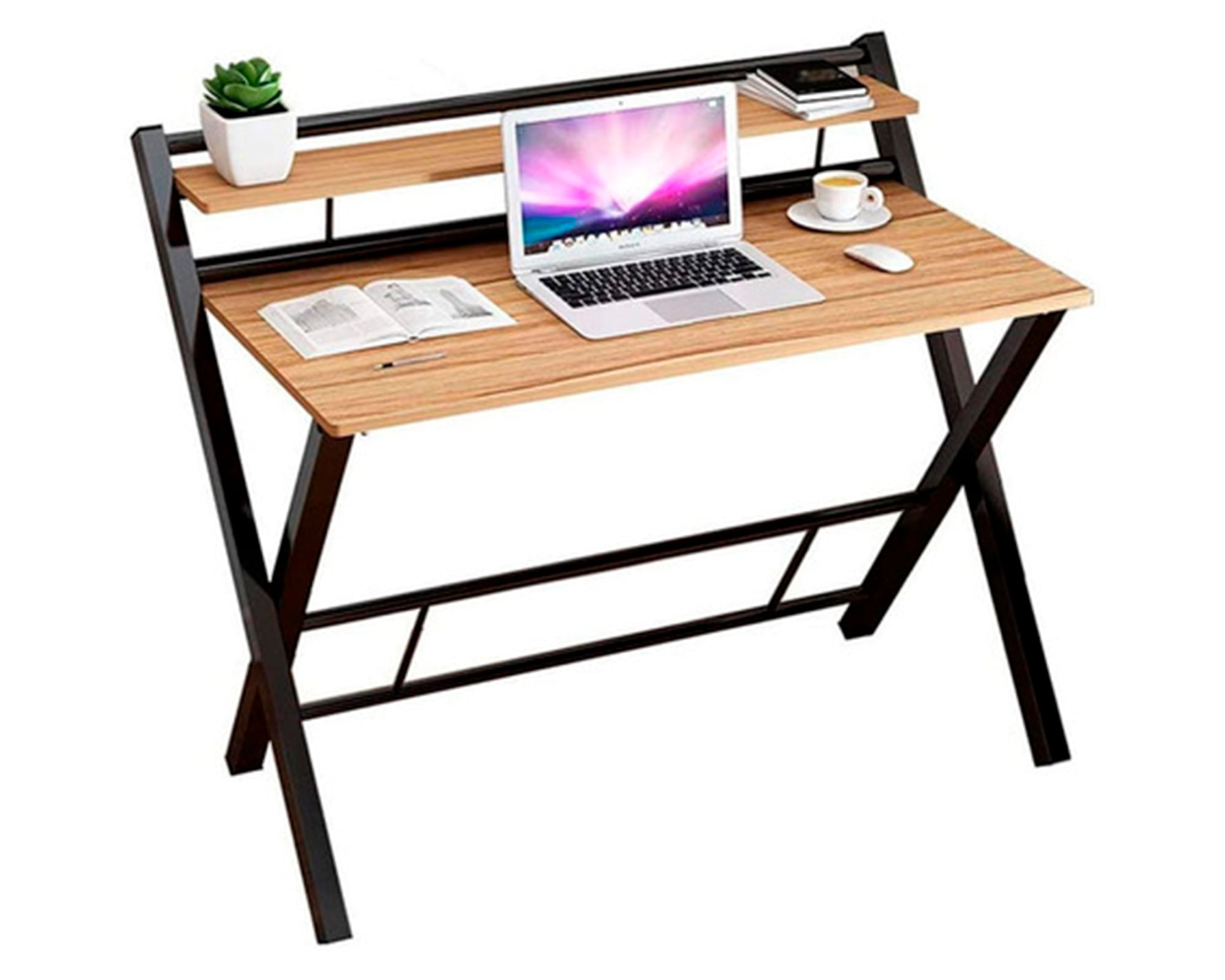 Escritorio plegable 20HXP305 café/negro | Easy.cl