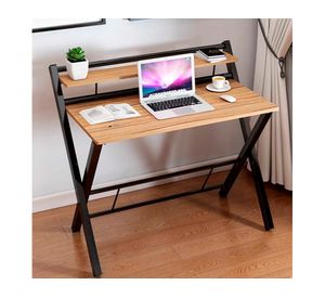 Escritorio plegable 20HXP305 café/negro