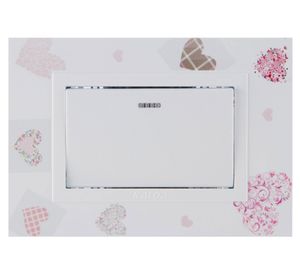 Placa armada interruptor 9/12 teclon art romantica Kalop