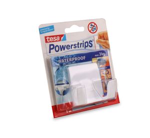 Powerstrips waterproof gancho duo large blanco Tesa