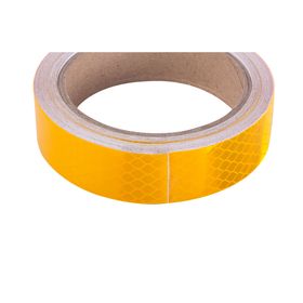 Cinta reflectante 25mm alta intensidad amarilla x5 m Alte