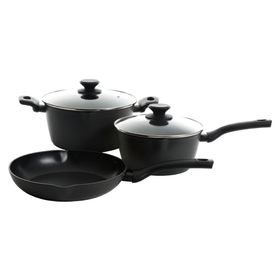 Batería de cocina Kingsway 5 piezas negro