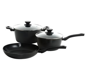 Batería de cocina Kingsway 5 piezas negro