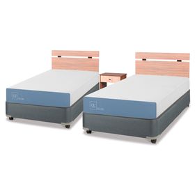 Dúplex box americano 1 plaza x 190 cm Excellence + set Olmo Cic