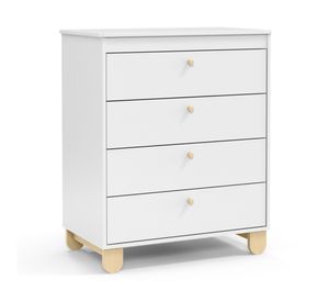 Cómoda 4 cajones Zupi blanco Kidscool