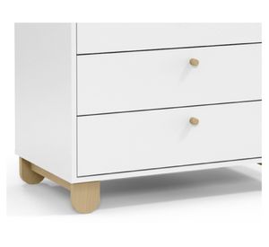 Cómoda 4 cajones Zupi blanco Kidscool