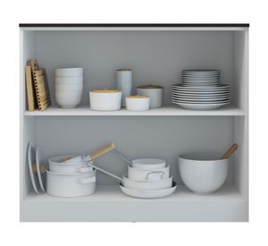 Comedor dos puertas blanco Smart Be Design