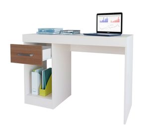 Escritorio Practic blanco/avellana Be Design