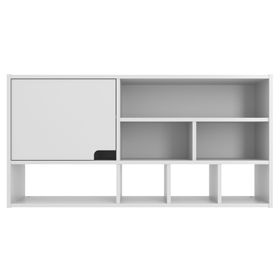 Repisa 1 puerta 9 espacios Compaq blanco Be Design.