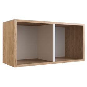 Repisa Honey doble café / blanco Be Design