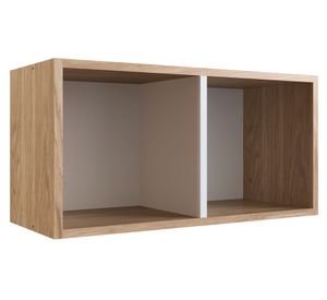 Repisa Honey doble café / blanco Be Design