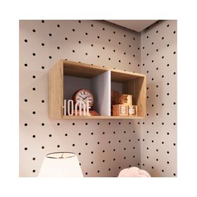 Repisa Honey doble café / blanco Be Design