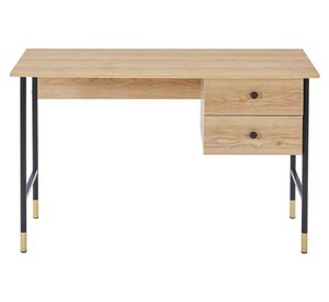 Escritorio Sasha madera 77x120x60 cm 2 cajones