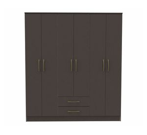 Clóset 6 puertas 2 cajones Pequim negro