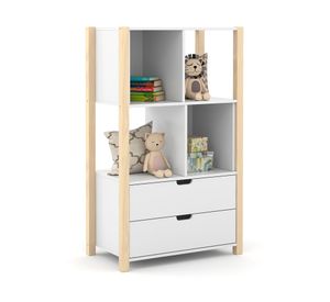 Estante infantil 4 espacios Kids blanco