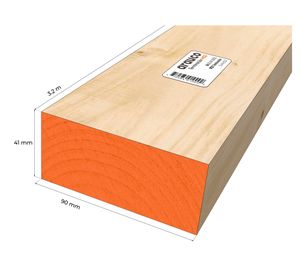 Pino seco cepillado premium 2x4 3,2 m