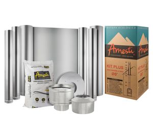 Kit instalación 5 PCS plus gris Amesti