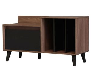 Rack TV 100 cm Vinilo café