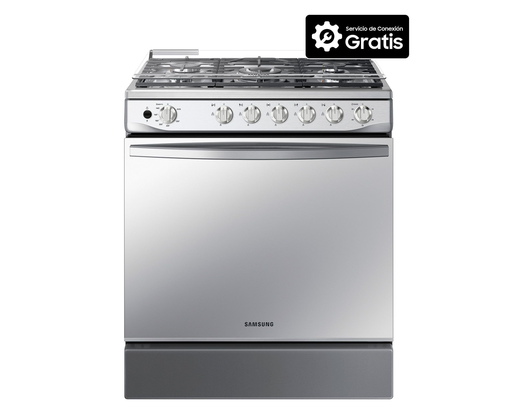 Cocina a gas 5 quemadores NX52A7422CS/ZS  Samsung