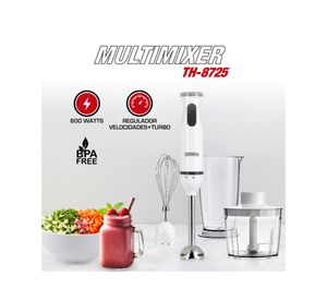 Minipimer TH-8725 blanco 600 W + accesorios