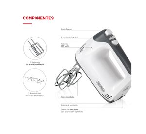 Batidora manual TH-8832M 300 W