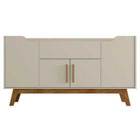 Buffet 1 cajón Future blanco invierno/canela