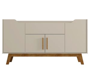 Buffet 1 cajón Future blanco invierno/canela