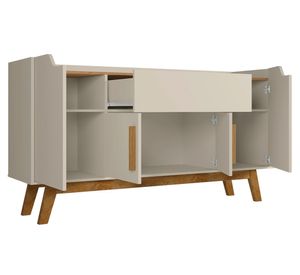Buffet 1 cajón Future blanco invierno/canela
