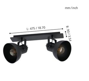 Foco sobreponer LED 40W E27 2L Barnstaple 1