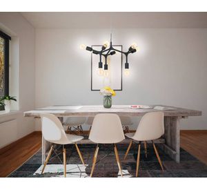 Lámpara colgar 9L E27 Bocadella Eglo