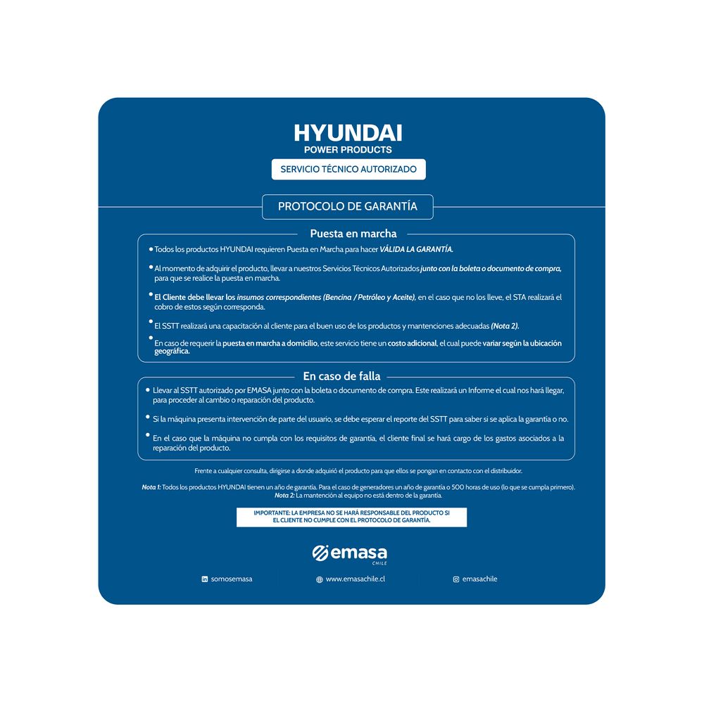 Hyundai HYG3050 Gasolina, foto 5