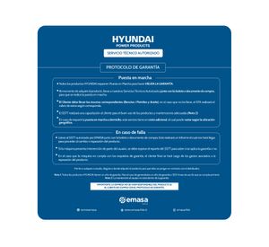 Generador a gasolina 82HYG3050 2200W 15 lt