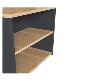 Mesa de centro rectangular Foggia grafito/miel