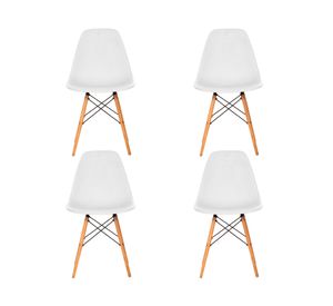 Pack 4 sillas Eames DSW blanco Form Design