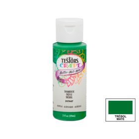 Pintura acrílica 59 ml trébol mate Testors Craft