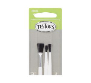 Pincel blanco 3 piezas Testors Craft