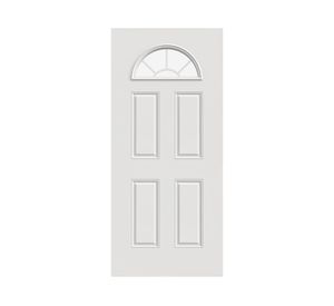 Puerta 85x200 cm Media luna blanco