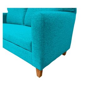 Sofá 2 cuerpos Bea turquesa