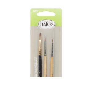 Pincel Premium 3 piezas Testors Craft