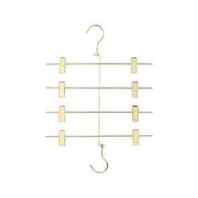 Colgador pantalón 4 Niveles dorado