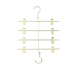 Colgador pantalón 4 Niveles dorado