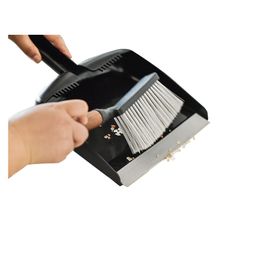 Pala manual con escobilla mango bambú